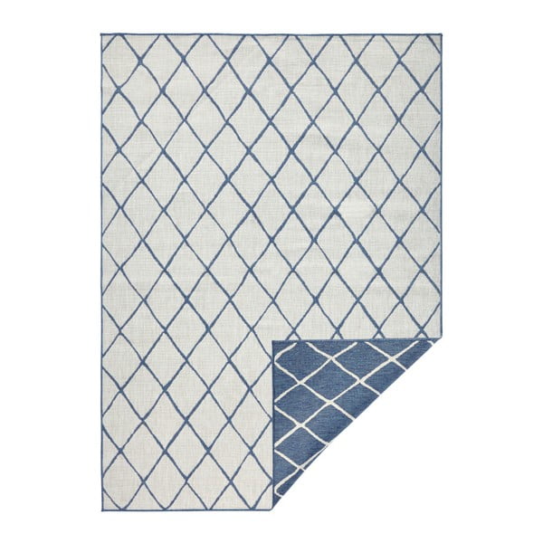 Covor adecvat pentru exterior NORTHRUGS Malaga, 120 x 170 cm, albastru - crem-image-3