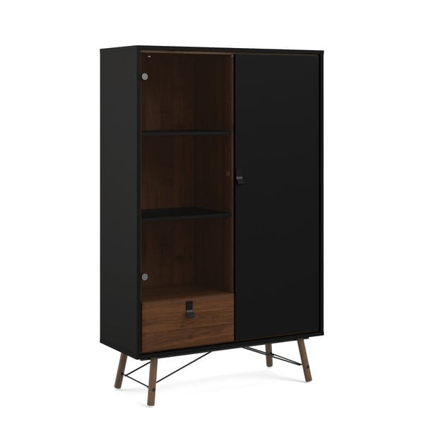 Vitrină Tvilum Ry, negru-image-3