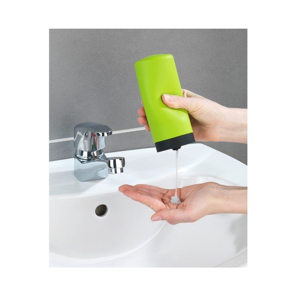 Dozator pentru detergenți Wenko Squeeze, 250 ml, verde-image-4