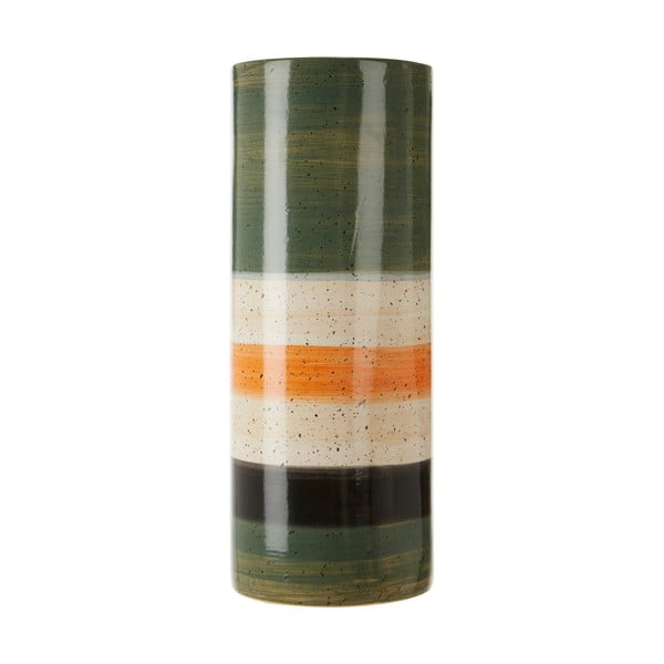 Vază din gresie ceramică Premier Housewares Sorrell, înălțime 40 cm, verde - alb