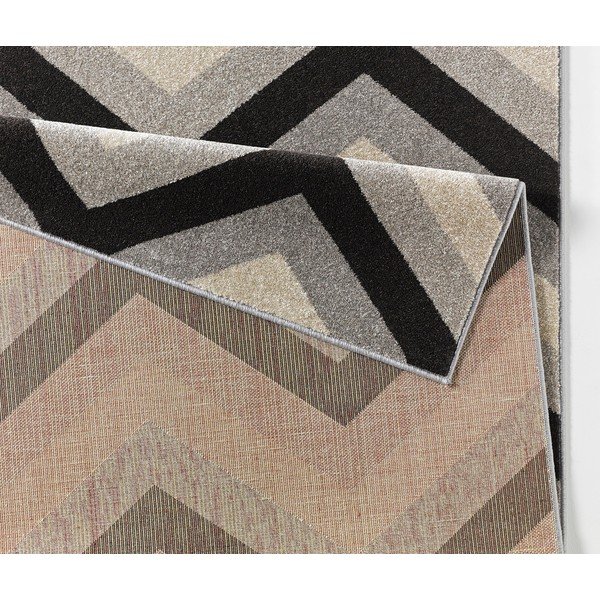 Covor Chateau Chevron, 70 x 140 cm, negru-image-3