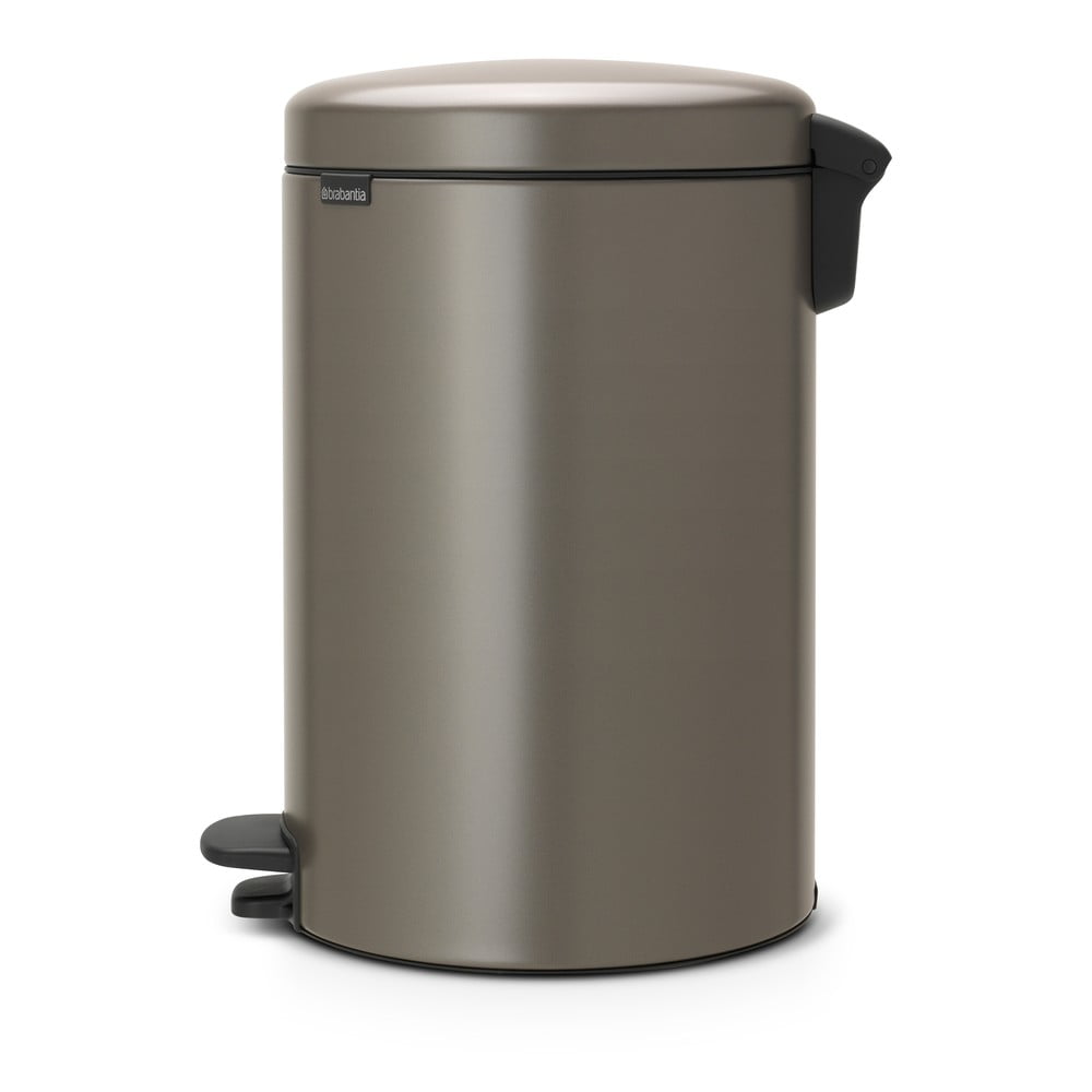 Coș de gunoi gri cu pedală din oțel 20 l NewIcon – Brabantia