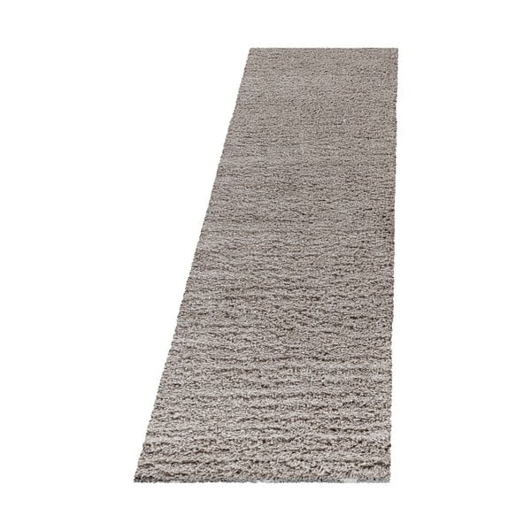 Covor tip traversă maro deschis 80x250 cm Fluffy – Ayyildiz Carpets