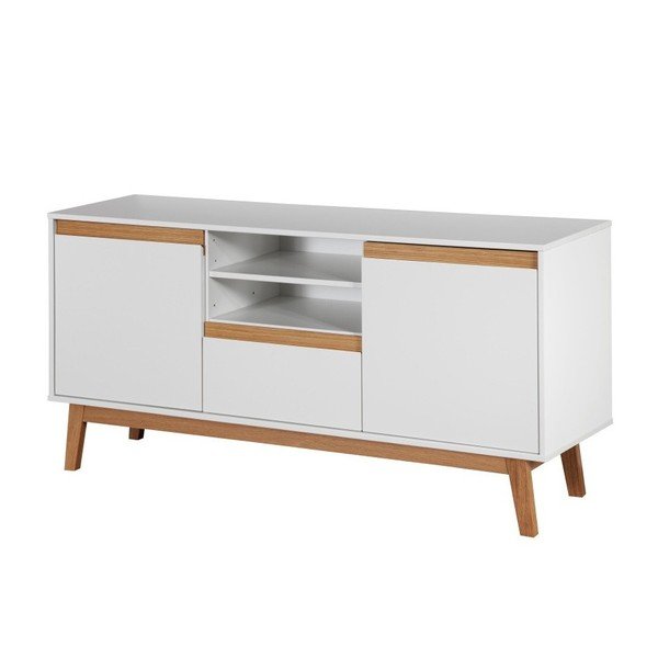 Comodă cu picioare și detalii din lemn Dřevotvar Ontur 12-image-1