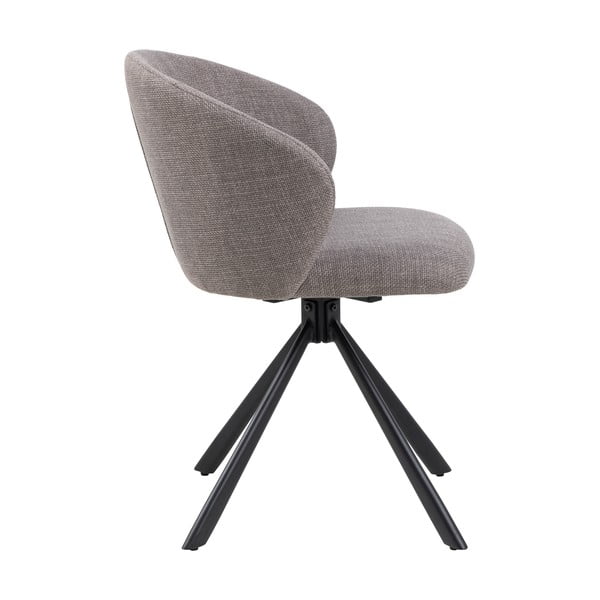 Set de scaune de sufragerie gri 2 buc. tapițat Pippa – Actona-image-3