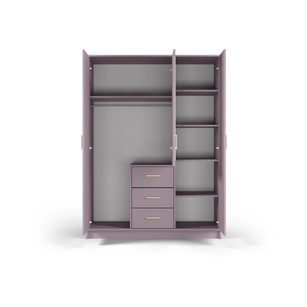 Dulap roz cu oglindă 147x200 cm Burren - Cosmopolitan Design-image-4