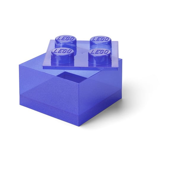 Cutie de depozitare pentru copii  mov din plastic 25x25x18 cm – LEGO®