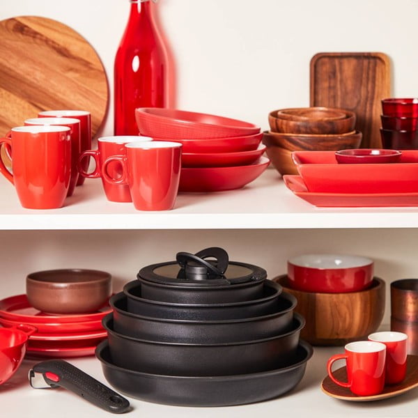 Tigaie de tip wok din aluminiu ø 26 cm Ingenio Unlimited – Tefal-image-1