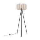 Lampadar bej cu abajur textil (înălțime 134 cm) Elom – Sollux