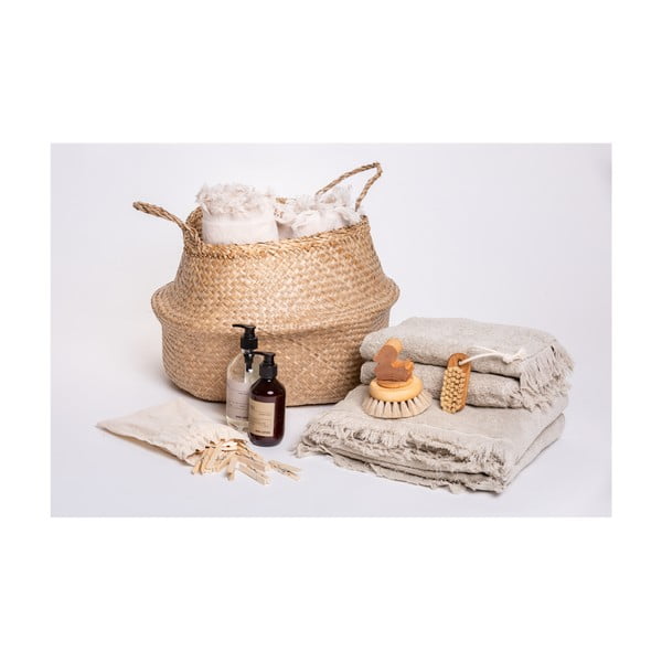 Set 2 prosoape din 100% bumbac Bonami Selection, 50 x 90 cm, gri maro-image-3