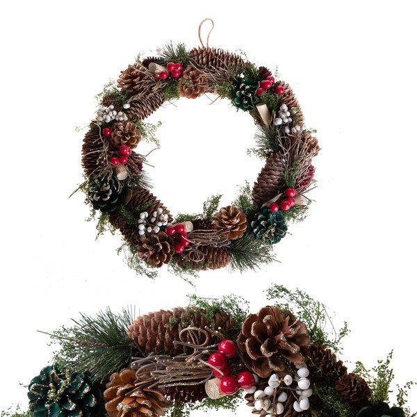 Coroniță de Crăciun ø 36 cm Berry & Pine – Brandani