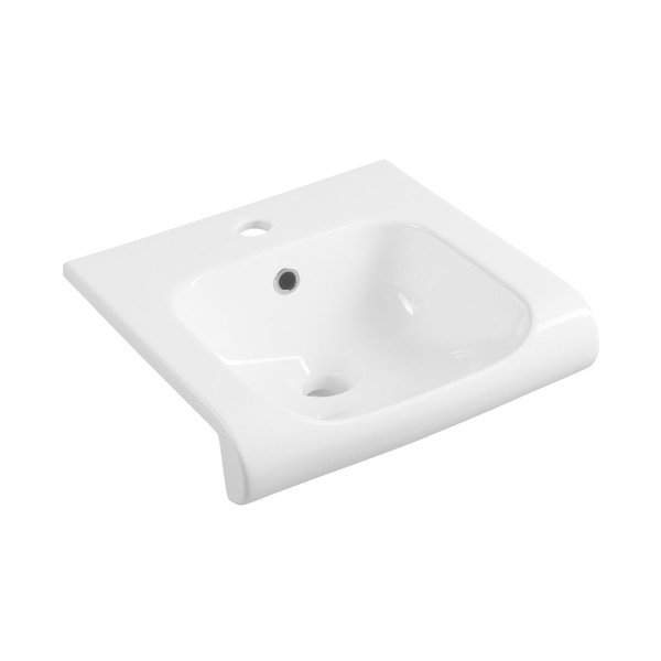 Chiuvetă albă din ceramică 40x40 cm Inka – Sapho