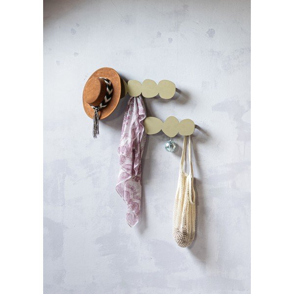 Cuier de perete bej din metal 58 cm Tumulo – Spinder Design-image-1