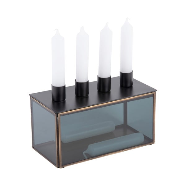 Sfeșnic din sticlă  Boxed Rectangle – PT LIVING-image-4