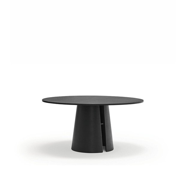 Masă de dining rotundă cu aspect de lemn de frasin ø 157 cm Cep – Teulat-image-2