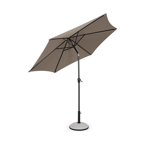 Umbrelă de soare taupe ø 270 cm Kalife – Bizzotto-image-2