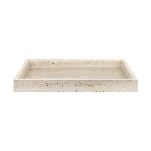 Tavă decorativă din piatră 30x40 cm Traventine – Mette Ditmer Denmark