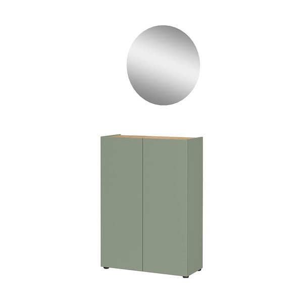 Set pentru hol verde deschis cu aspect de lemn de stejar 74x200x33 cm Alviano – Germania