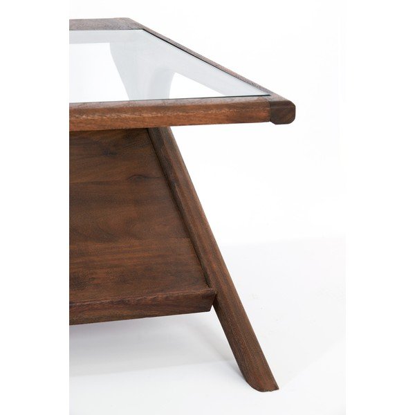 Măsuță de cafea în culoare naturală cu blat din sticlă 70x112 cm Yuki – Light & Living-image-4
