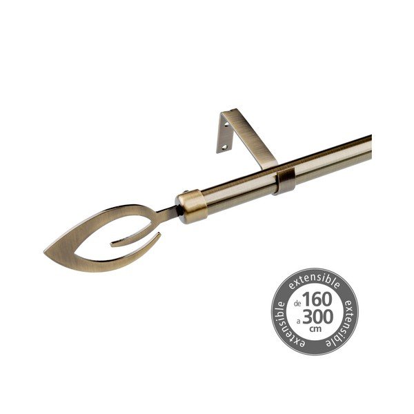 Galerie de perdea 160 - 300 cm extensibilă din metal – Casa Selección-image-1