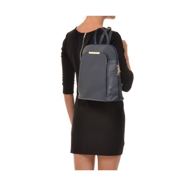 Rucsac damă din piele Renata Corsi Sofia, albastru închis-image-2
