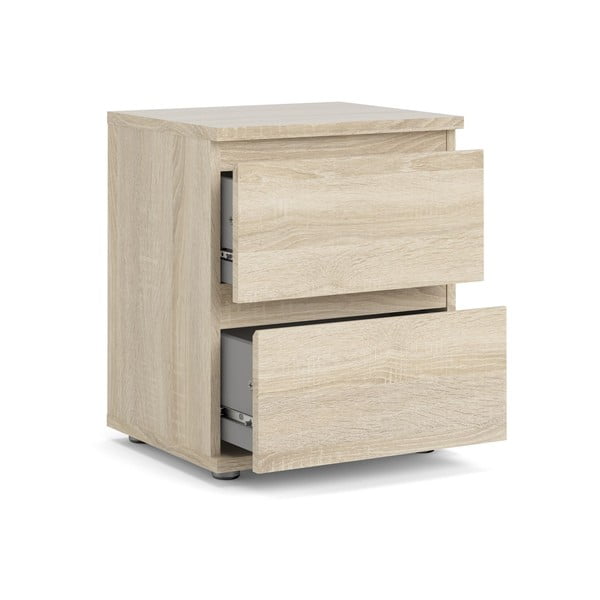 Noptieră cu aspect de lemn de stejar Tvilum Nova-image-2