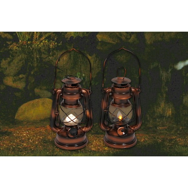 Felinar cu LED în culoarea bronz (înălțime 19 cm) – Hilight-image-1