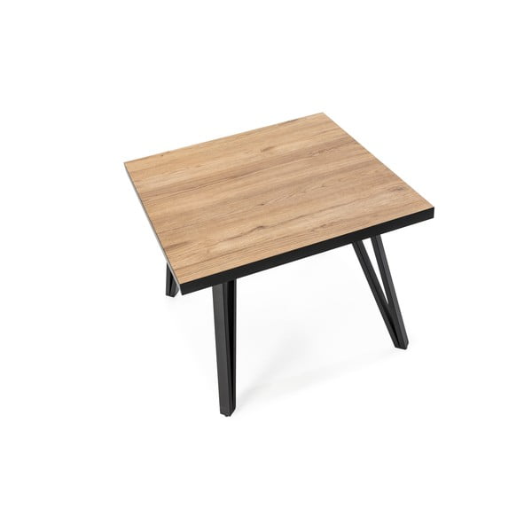 Măsuță de cafea cu blat cu aspect de lemn de stejar 60x60 cm Sindi – Marckeric-image-3