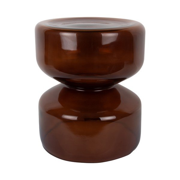 Măsuță auxiliară rotundă din sticlă ø 35 cm Doble  – Leitmotiv