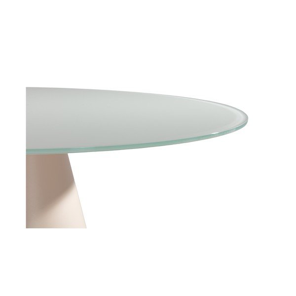 Masă de dining rotundă cu blat din sticlă ø 120 cm Vida – MOME-image-4
