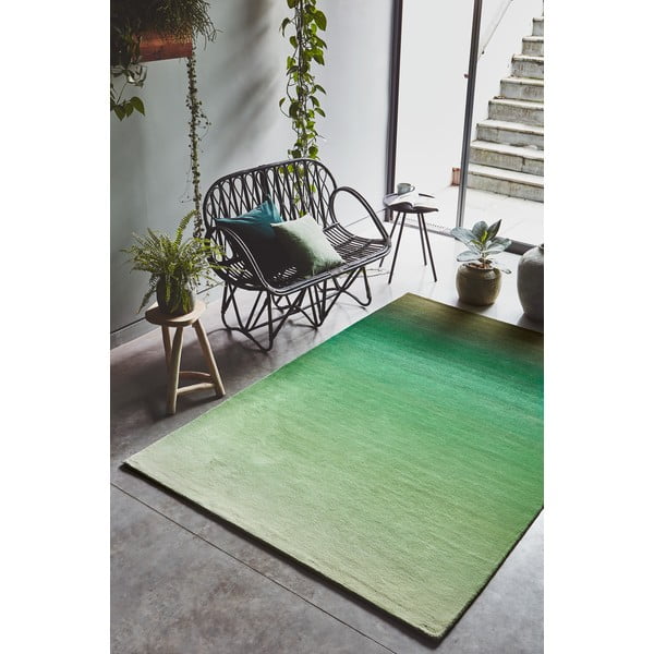 Covor Asiatic Carpets Ombre, 160 x 230 cm, verde-gri-image-1