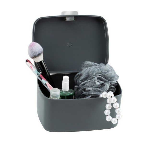 Cutie pentru produse cosmetice Wenko Barcelona, gri închis-image-2
