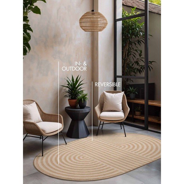 Covor pentru exterior și interior crem/în culoare naturală 160x230 cm Haringey Woodfield – Ted Baker-image-4