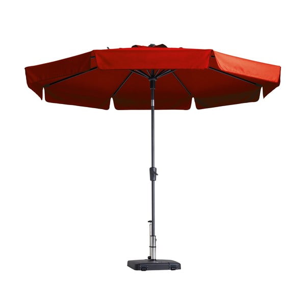 Umbrelă de soare roșie ø 300 cm Flores - Madison