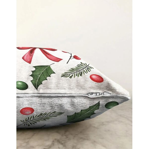 Față de pernă 43x43 cm  cu model de Crăciun – Mila Home-image-1