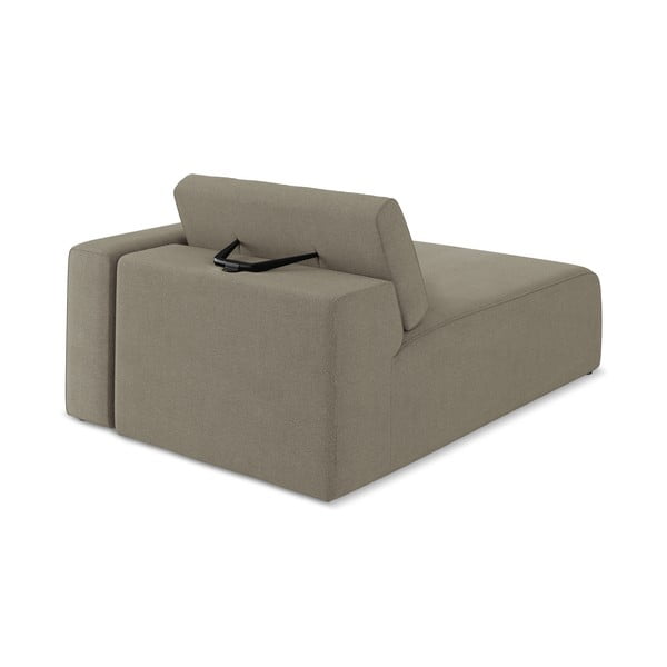 Modul pentru canapea modulară maro deschis (cu colț pe partea dreaptă) Kalea – Makamii-image-3