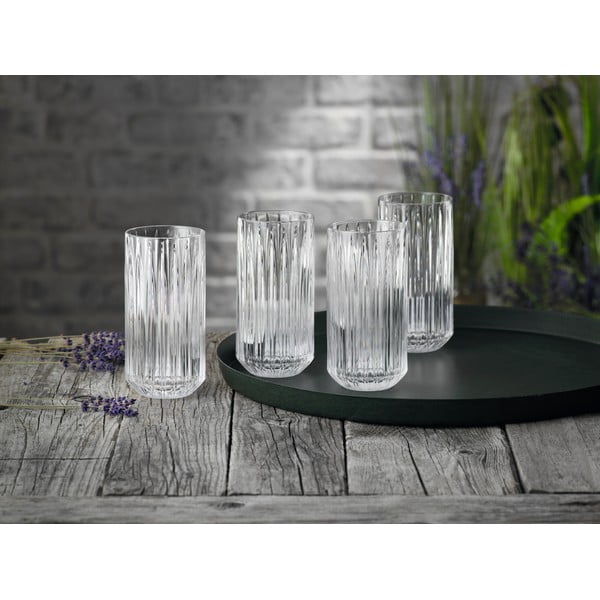 Set 4 pahare înalte din cristal Nachtmann Jules Longdrink, 375 ml-image-1