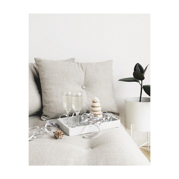 Taburet Karup Design Senza Natural/Slate Grey, gri închis-image-4