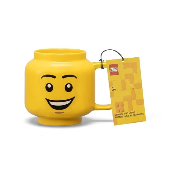 Cană pentru copii galben din ceramică 530 ml Head – LEGO®-image-4