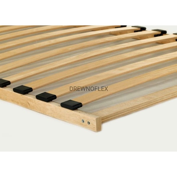 Pat supraetajat din lemn de pin în formă de căsuță 90x200 cm Mila DMS - Adeko-image-4