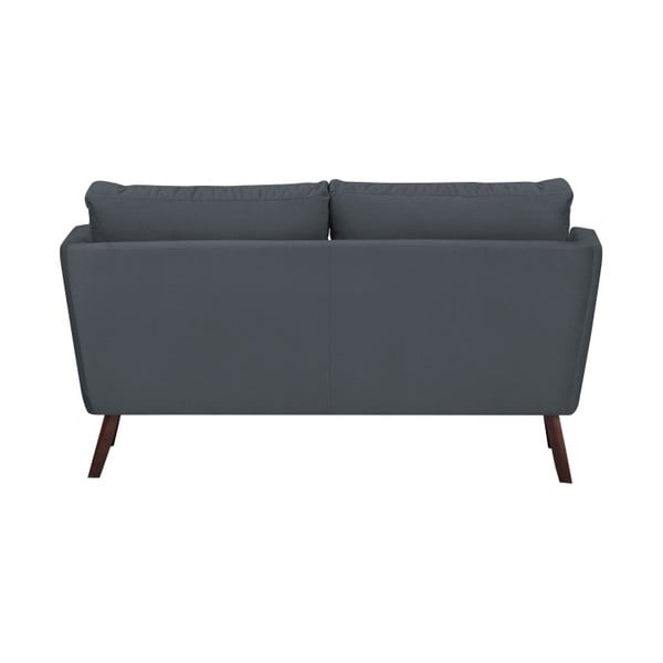 Canapea cu 2 locuri Mazzini Sofas Cotton, gri închis-image-2