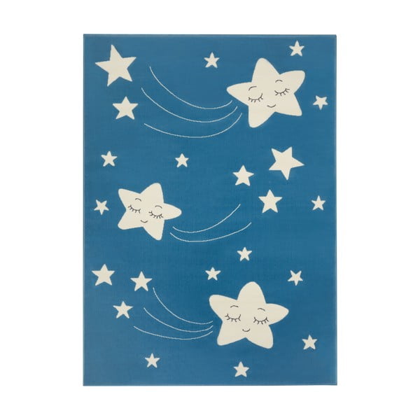 Covor pentru copii Hanse Home Adventures Stardust, 80x150 cm, albastru