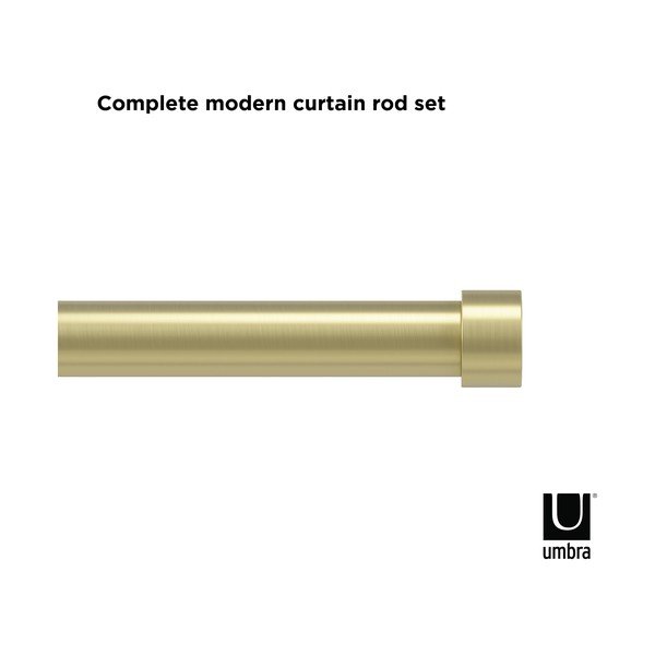 Galerie de perdea extensibilă 168-305 cm din oțel Cappa – Umbra-image-4