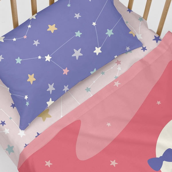 Cearșaf din bumbac pentru copii Happynois Moon Dream, 120 x 60 cm-image-3