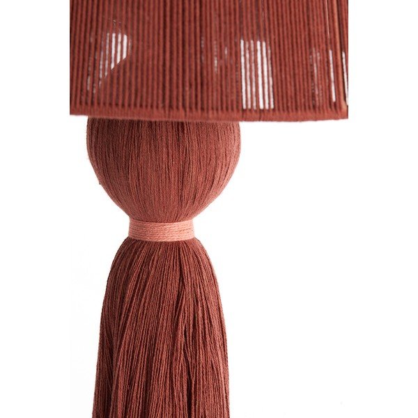 Veioză cărămizie cu abajur textil (înălțime 58 cm) Espino – Light & Living-image-3