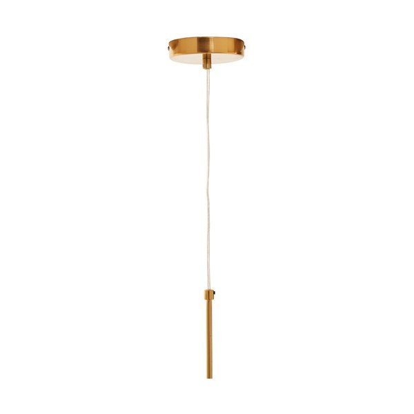 Lustră aurie din metal cu abajur din sticlă ø 25 cm Trieste – Premier Housewares-image-4
