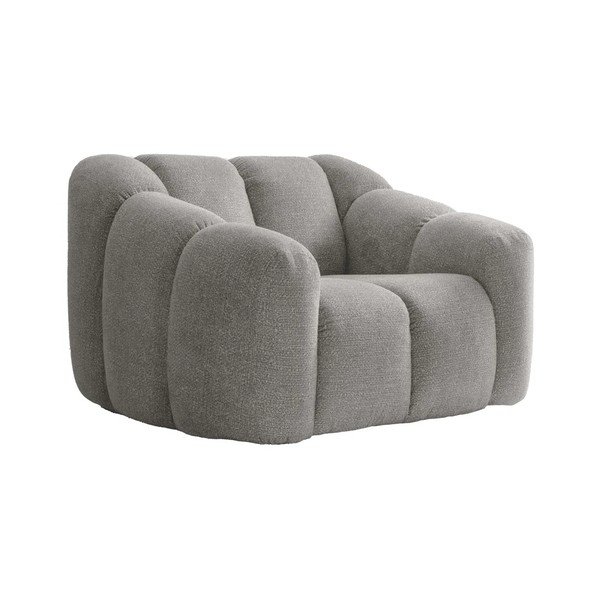 Fotoliu gri deschis Shell – Miuform