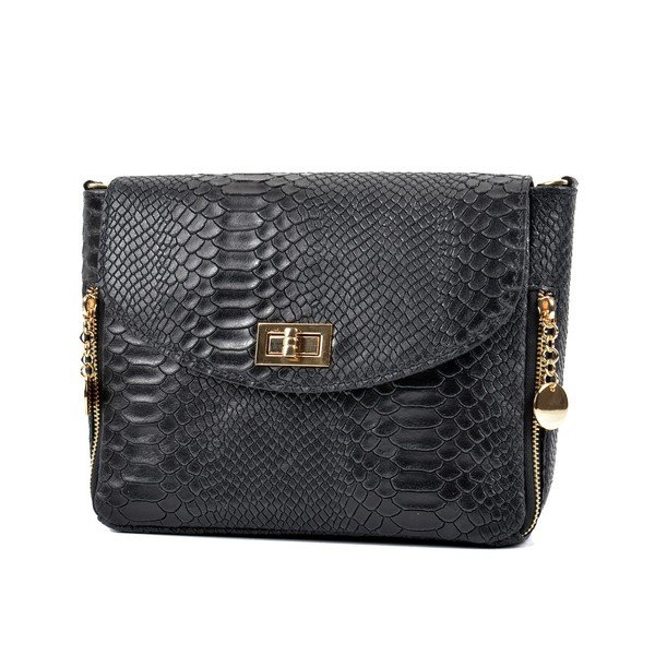 Geantă din piele Roberta M Misinato, negru-image-1