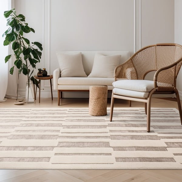 Covor bej 200x290 cm Valley – Asiatic Carpets-image-1