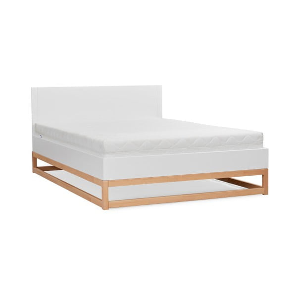 Pat dublu din lemn masiv de pin SKANDICA Karin, 140 x 200 cm-image-4